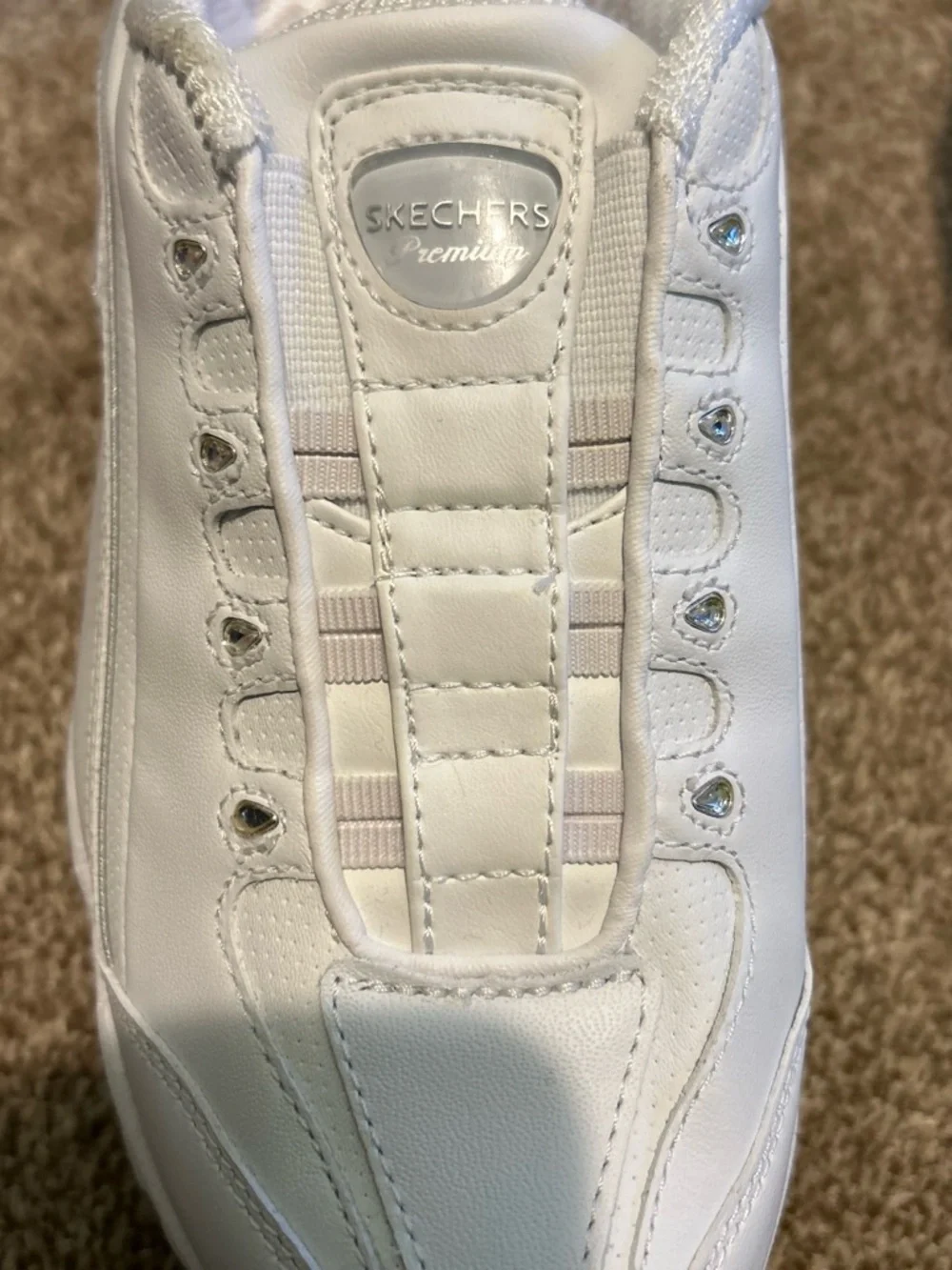Skechers Women’s White Slip-On